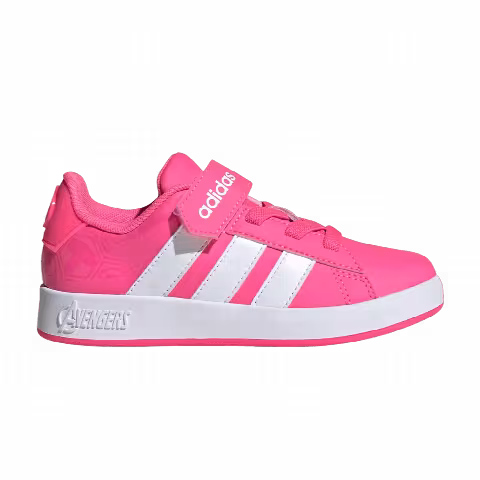 Marvel Avengers x adidas Grand Court Little Kid 'Lucid Pink Cloud White'