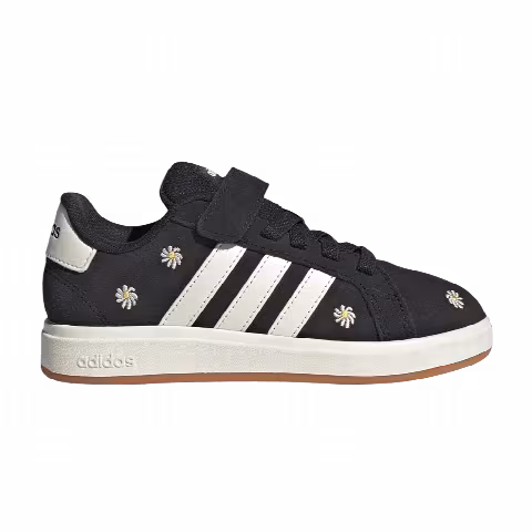 adidas Grand Court 00s Little Kid 'Core Black Off White'