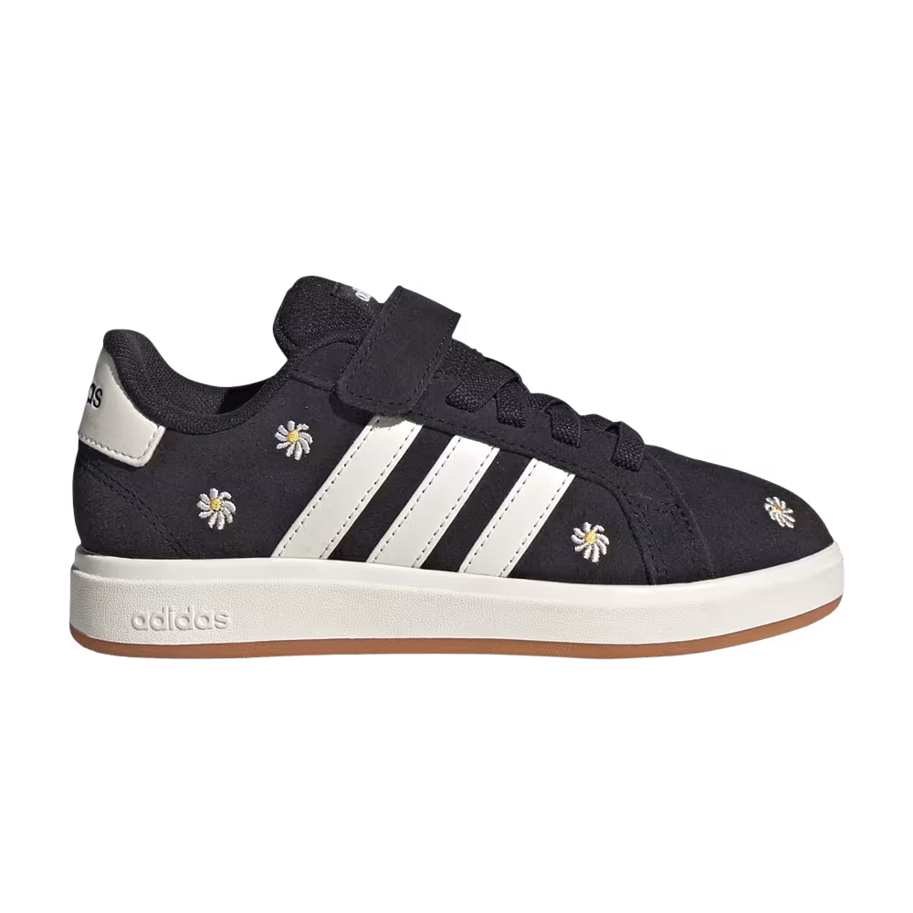 adidas Grand Court 00s Little Kid Core Black Off White