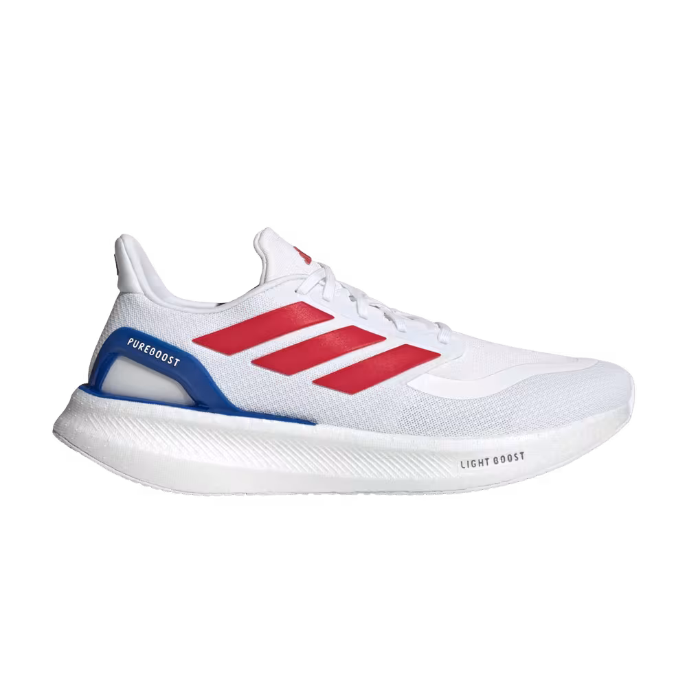 adidas Pureboost 5 Cloud White Pure Ruby Royal Blue