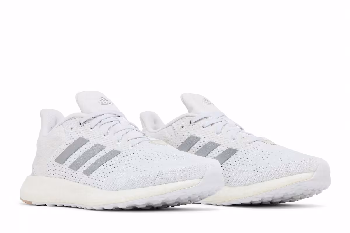 Adidas Women's PureBoost 21 White Dash Grey, view 9