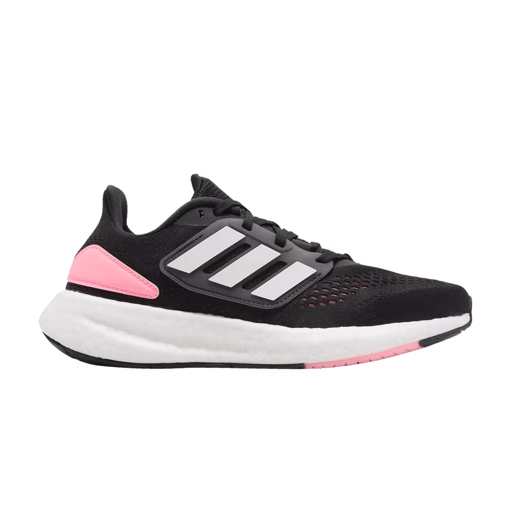 Adidas Women's PureBoost 22 Black Beam Pink