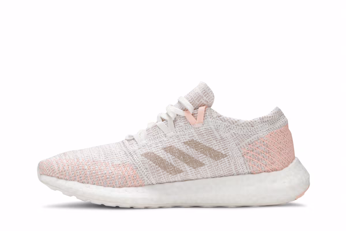 Adidas PureBoost Go J White Ash Pearl, view 4
