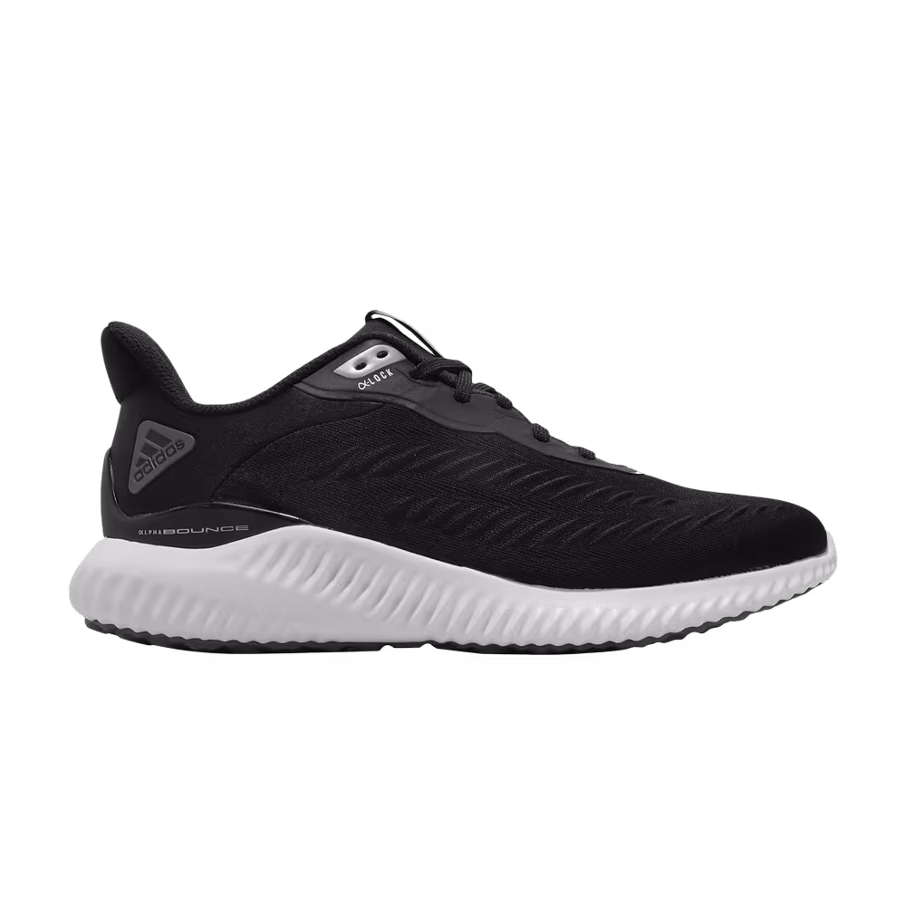Adidas Alphabounce Black Silver Metallic