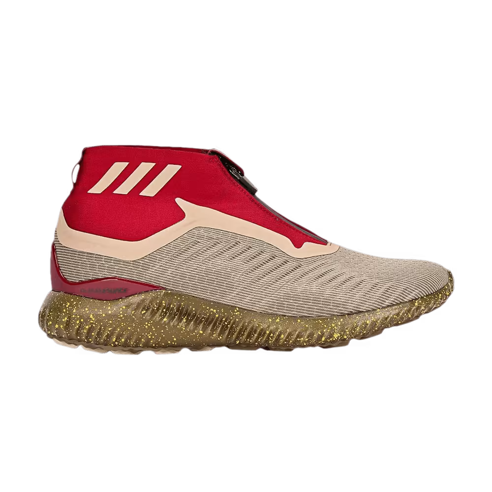 Adidas Alphabounce Zip Olive Burgundy