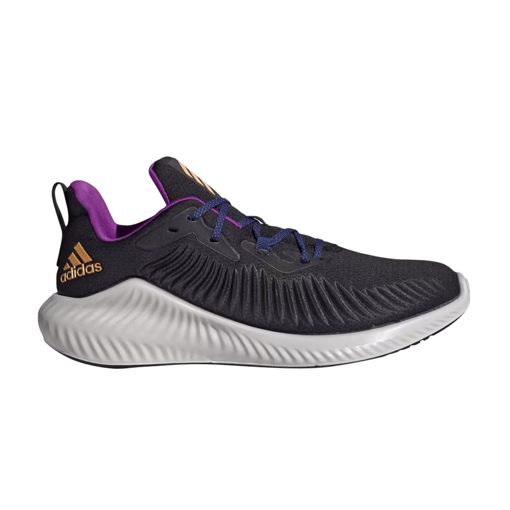 Adidas Alphabounce+ Run EM Black Real Gold