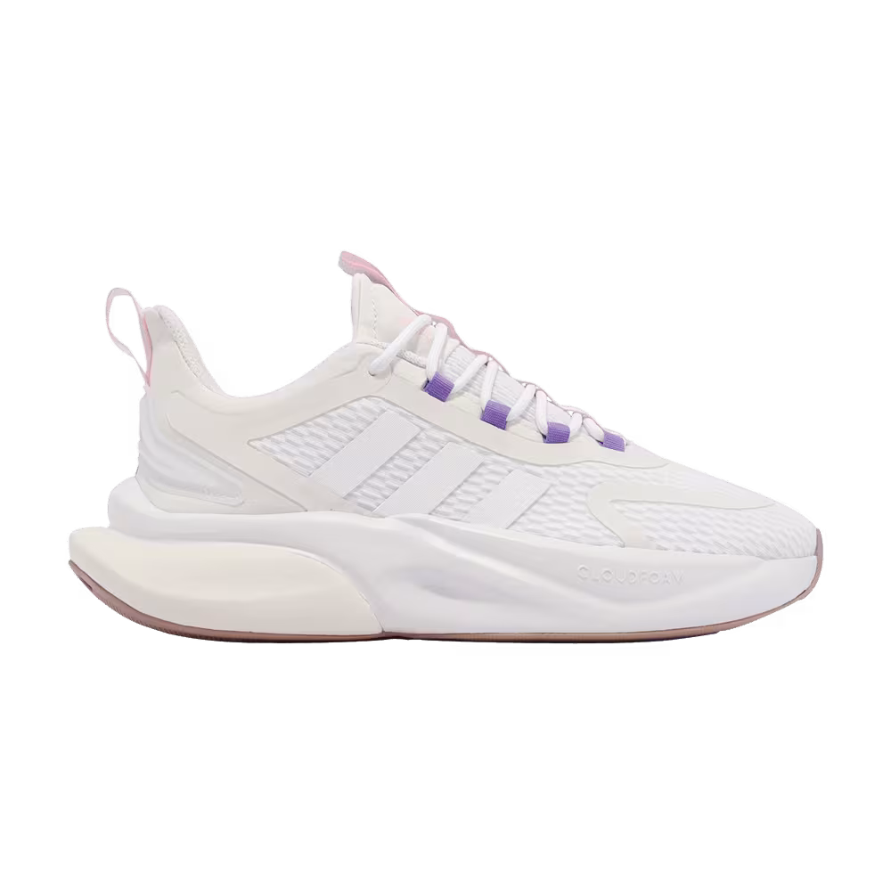 Adidas Women's Alphabounce+ White College Purple