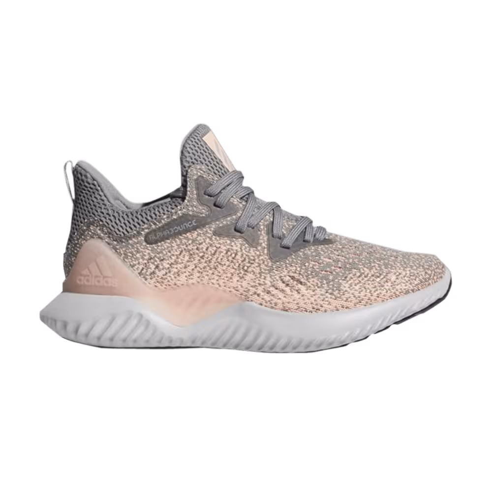 Adidas Alphabounce Beyond J Grey Real Magenta