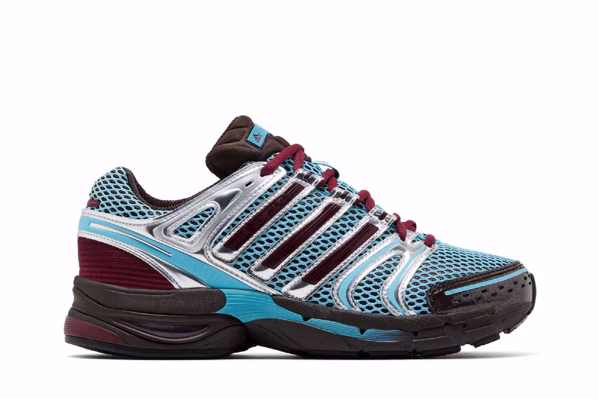 adidas Women's Adistar Control 5 Preloved Blue Dark Brown, view 2