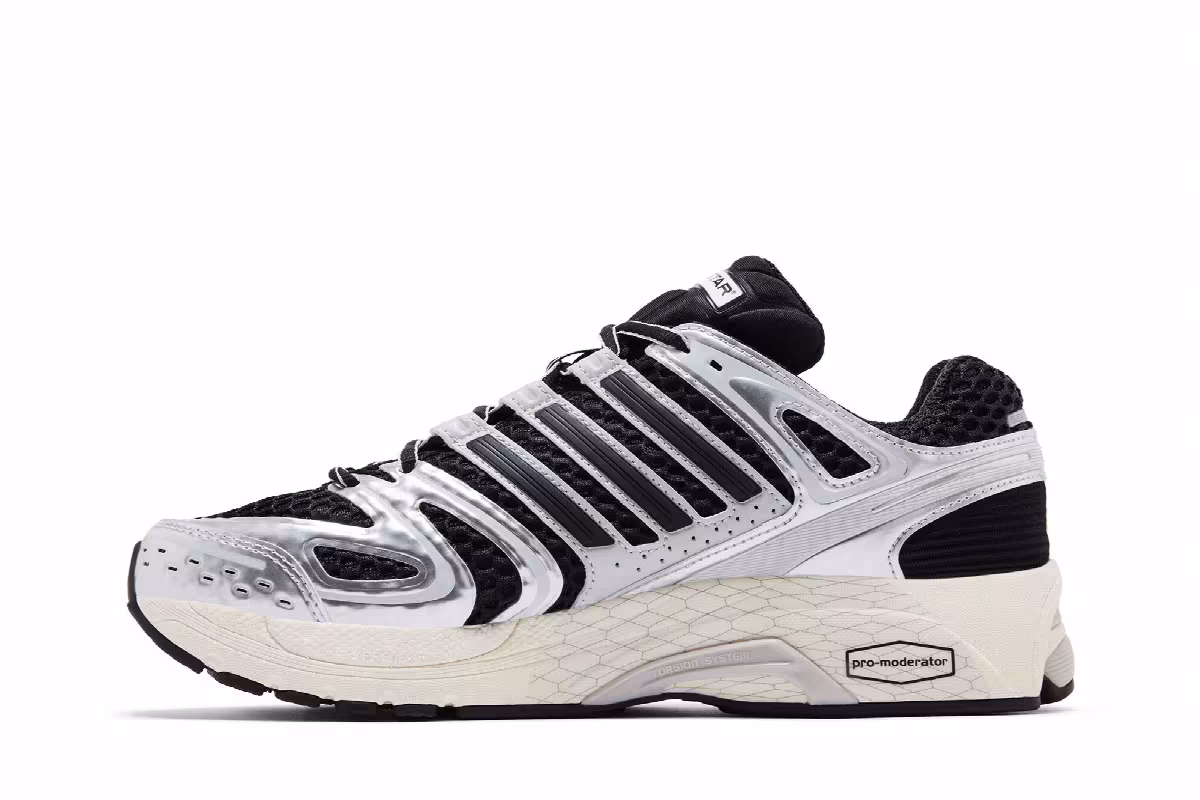 adidas Adistar Control 5 Black Silver Metallic, view 4
