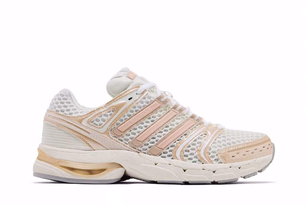 adidas Women's Adistar Control 5 Off White Blush Pink Grey, view 2
