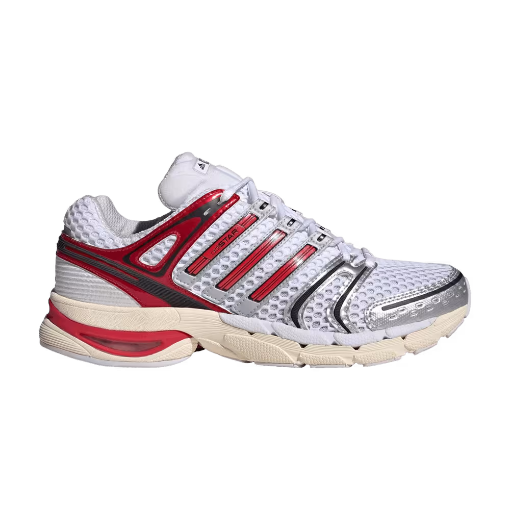 adidas Adistar Control 5 Cloud White Better Scarlet Dash Grey