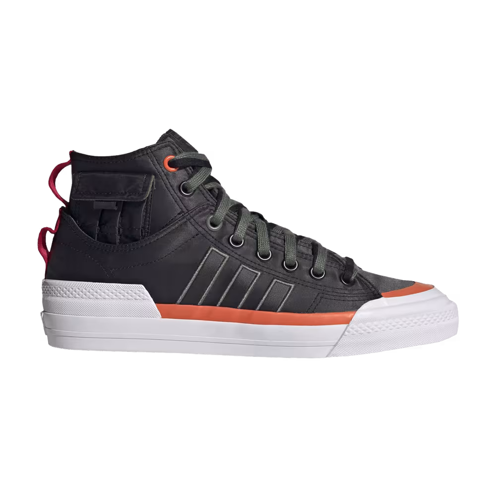 Adidas Nizza High DL Black Green Oxide