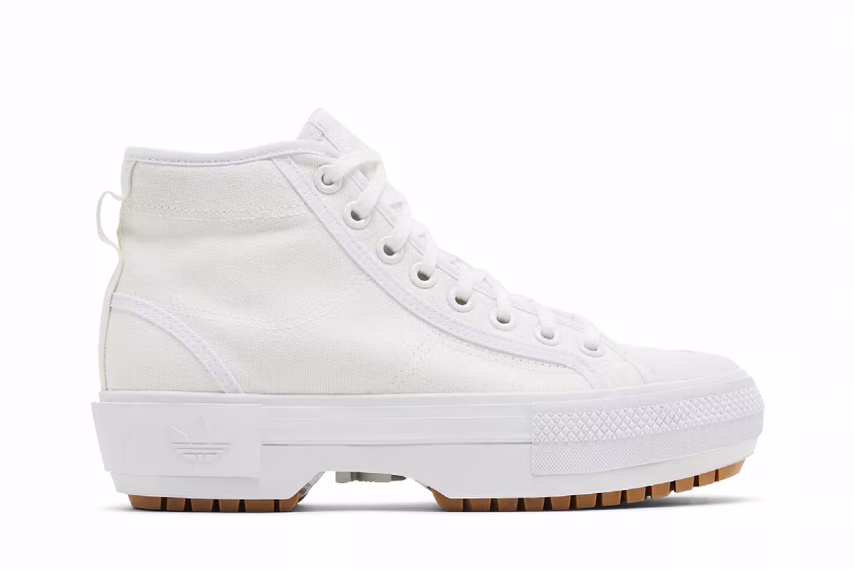 Adidas Women's Nizza Trek White Gum, view 2