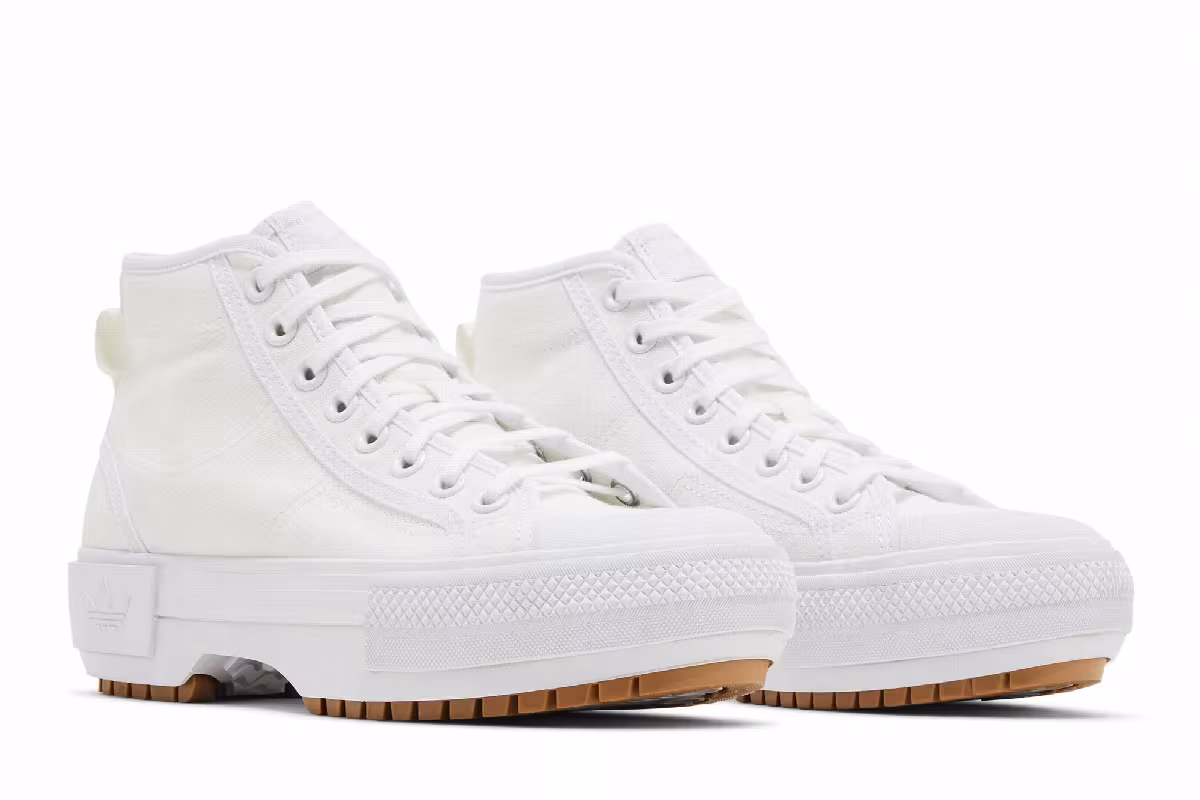 Adidas Women's Nizza Trek White Gum, view 9
