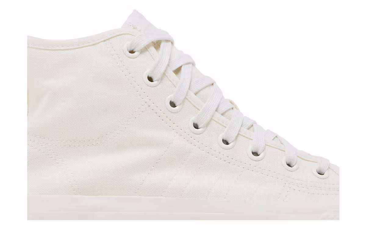 adidas Nizza High RF Triple White, view 3