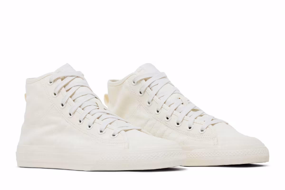 adidas Nizza High RF Triple White, view 9