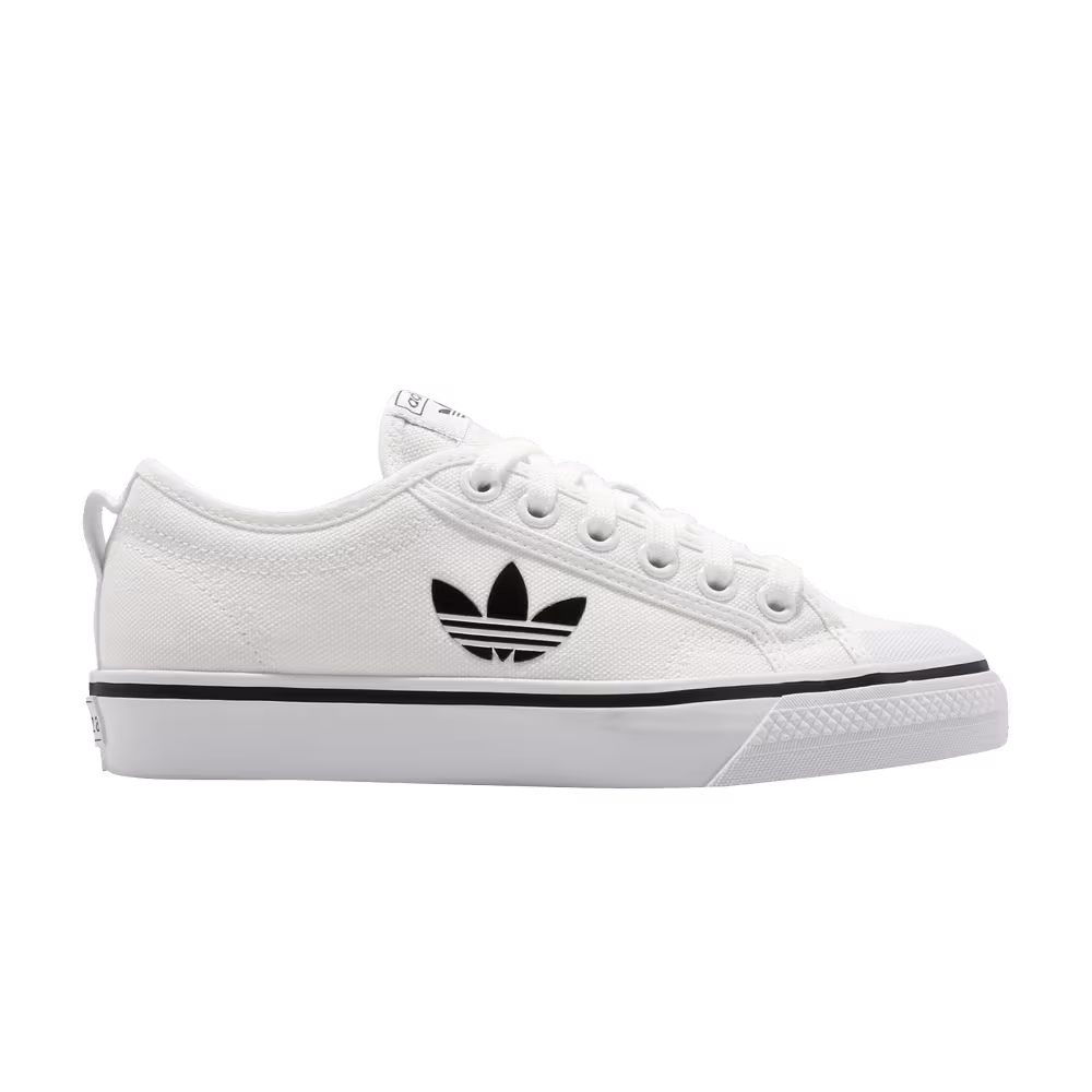 Adidas Women's Nizza Trefoil White Black