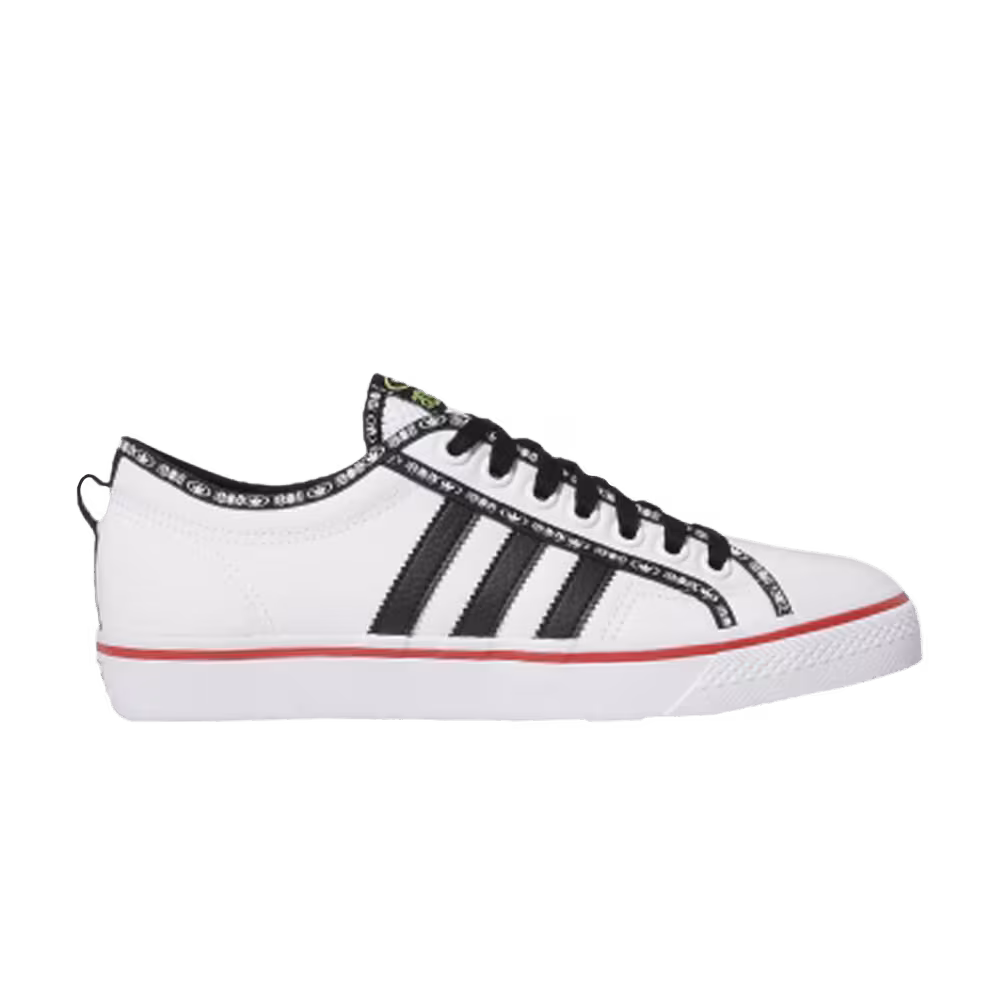 Adidas Nizza White Vivid Red