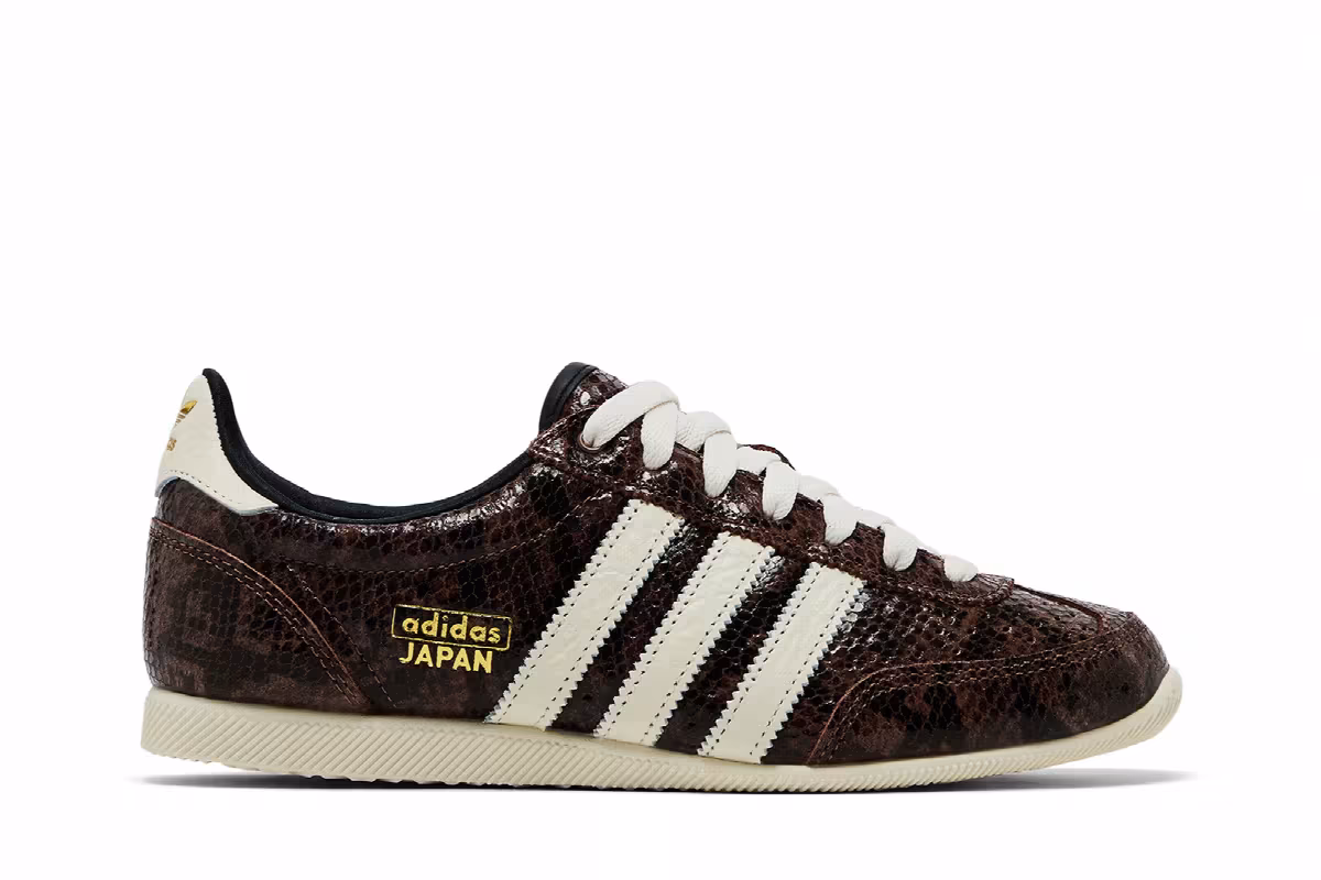 adidas Women's Japan Snakeskin Brown, view 2
