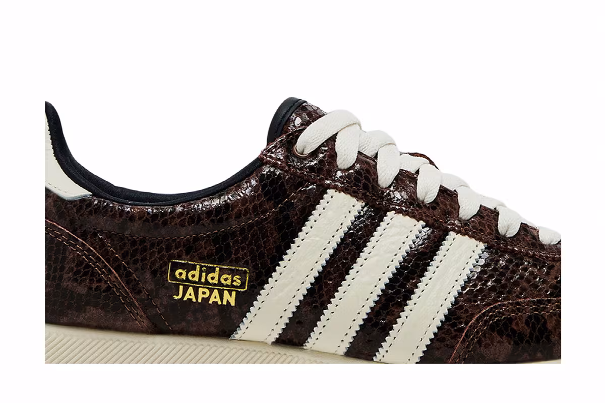 adidas Women's Japan Snakeskin Brown, view 3