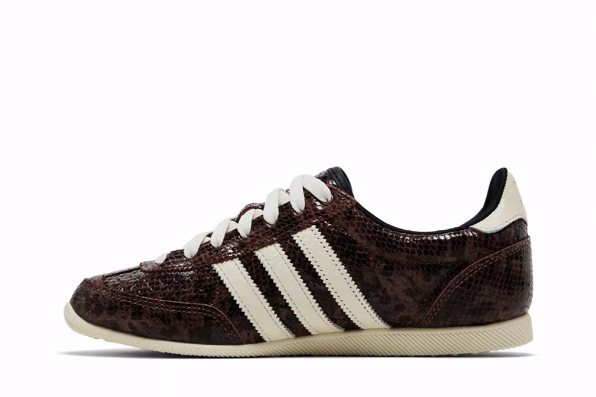 adidas Women's Japan Snakeskin Brown, view 4