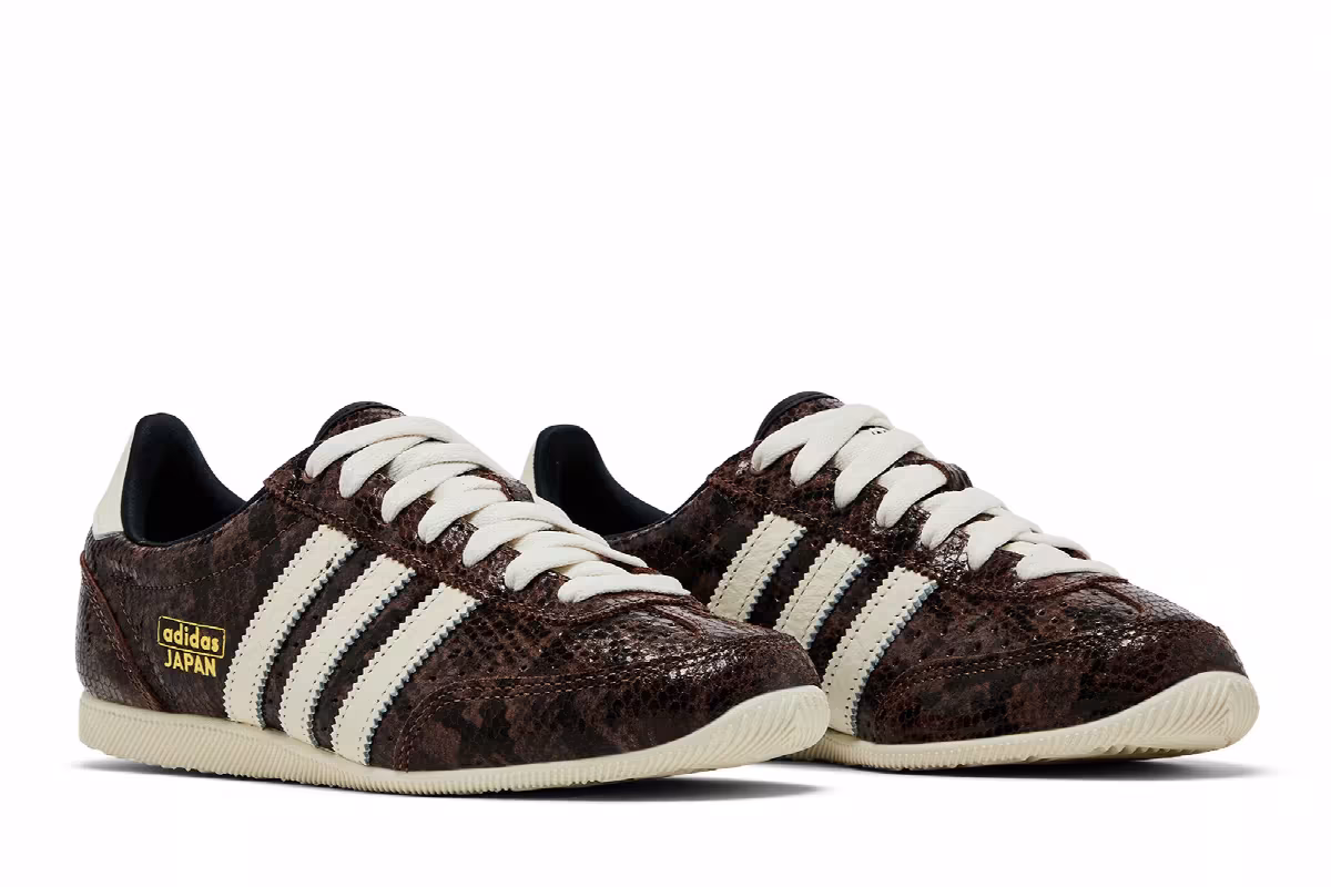 adidas Women's Japan Snakeskin Brown, view 9