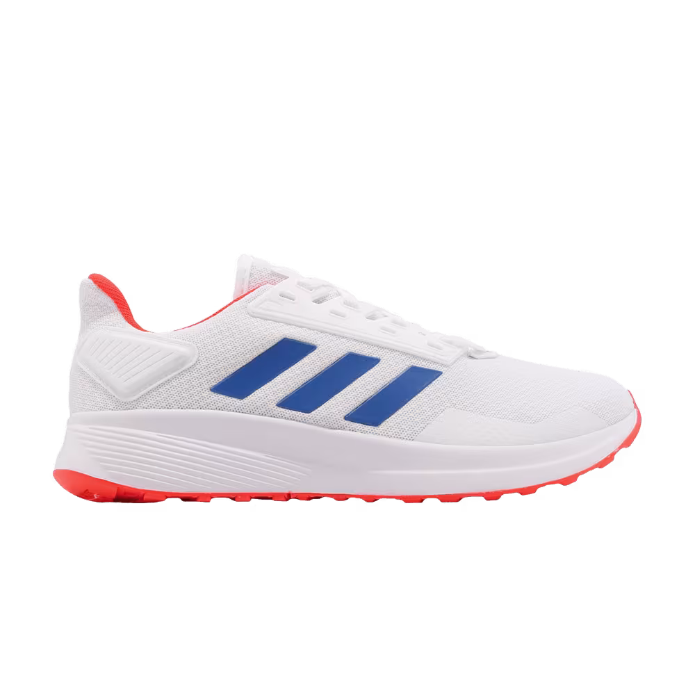 Adidas Duramo 9 White Glow Blue Red