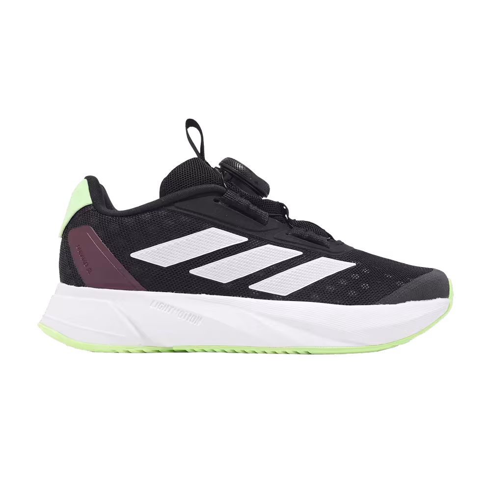 Adidas Duramo SL BOA K Black White Green Spark