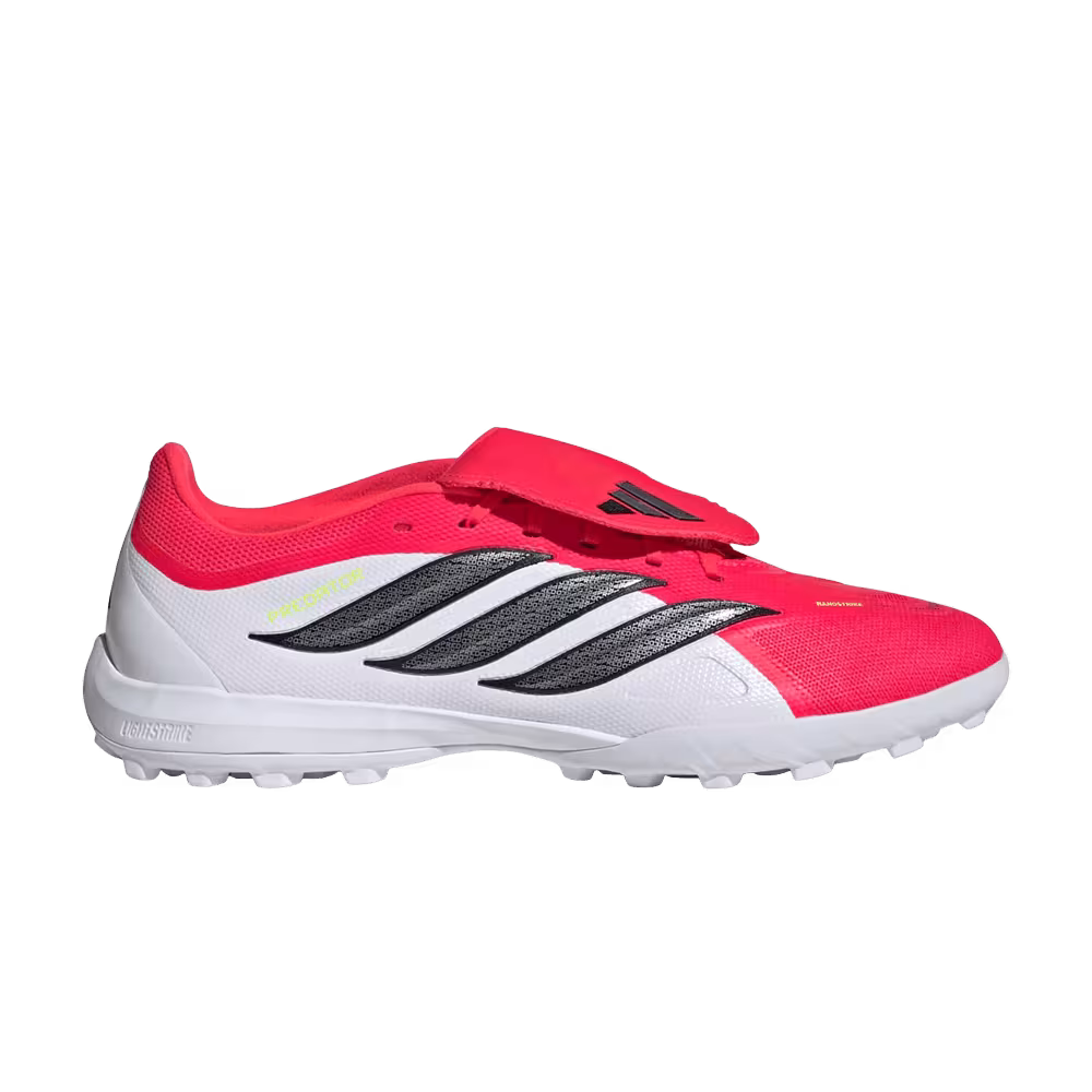adidas Predator League Fold Over Tongue Turf Lucid Red Core Black Cloud White