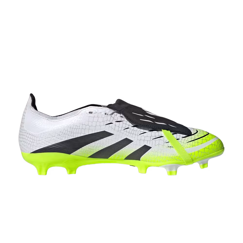 adidas Predator League Foldover Tongue FG MG Cloud White Lucid Lemon