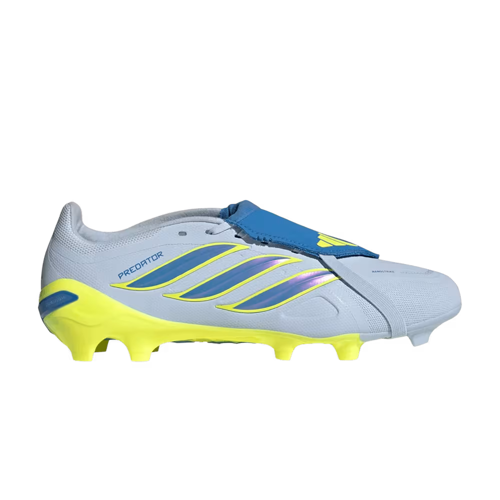 adidas Predator League Fold Over Tongue FG Crystal Sky Ray Blue Team Solar Yellow 2