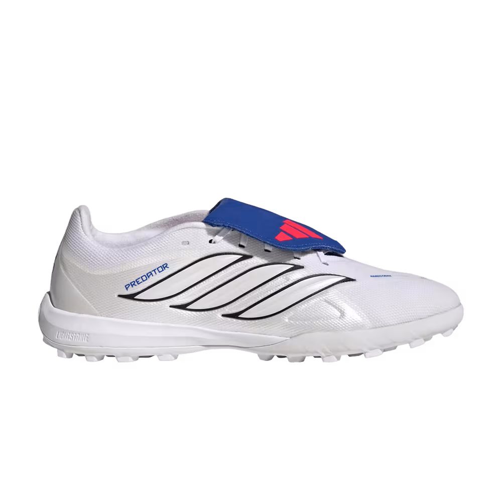 adidas Predator League Fold Over Tongue Turf Cloud White Zero Metalic Royal Blue