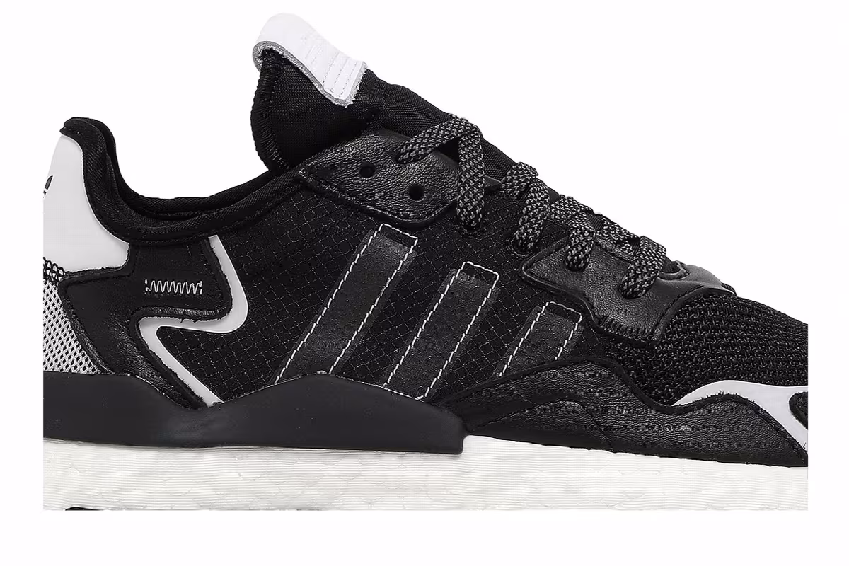 adidas Nite Jogger Black White, view 3