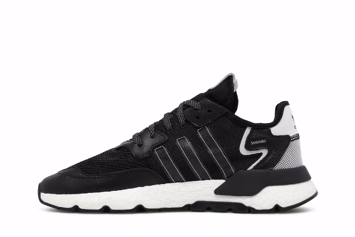 adidas Nite Jogger Black White, view 4
