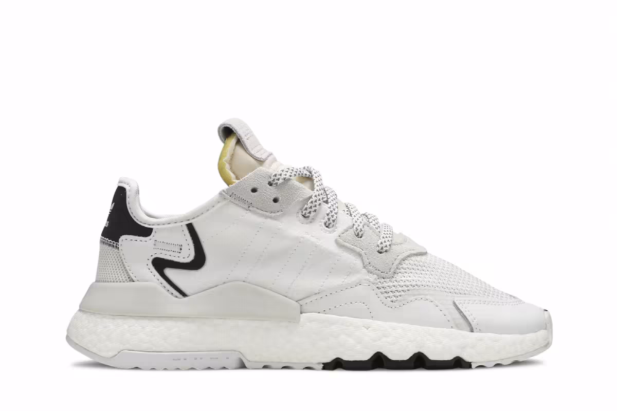 Adidas Nite Jogger J Cloud White, view 2