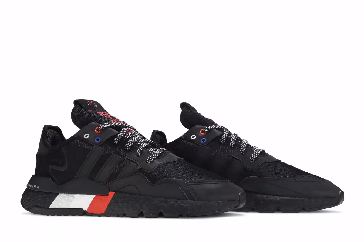 adidas Nite Jogger Black Metallic, view 9