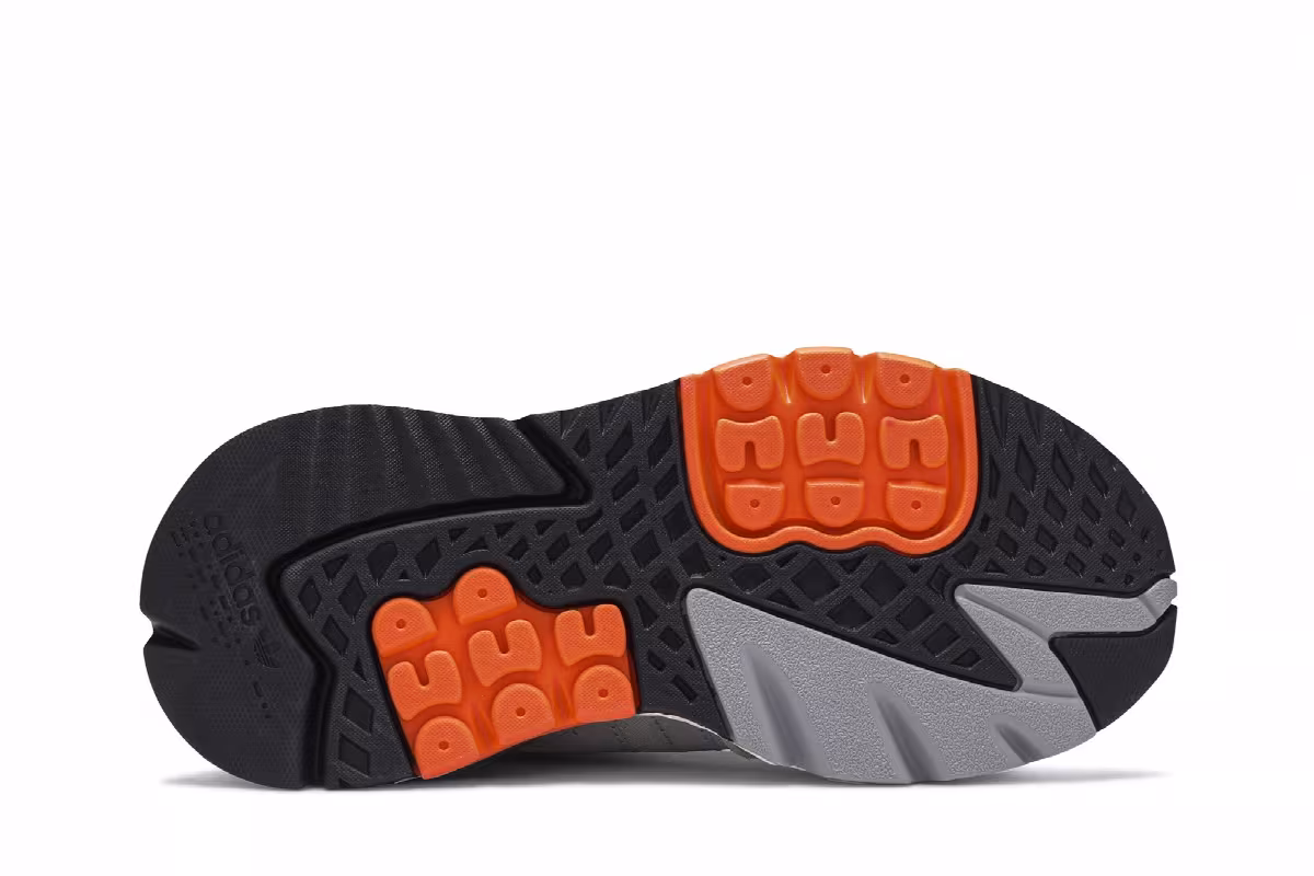 Adidas Nite Jogger J Grey Orange, view 5