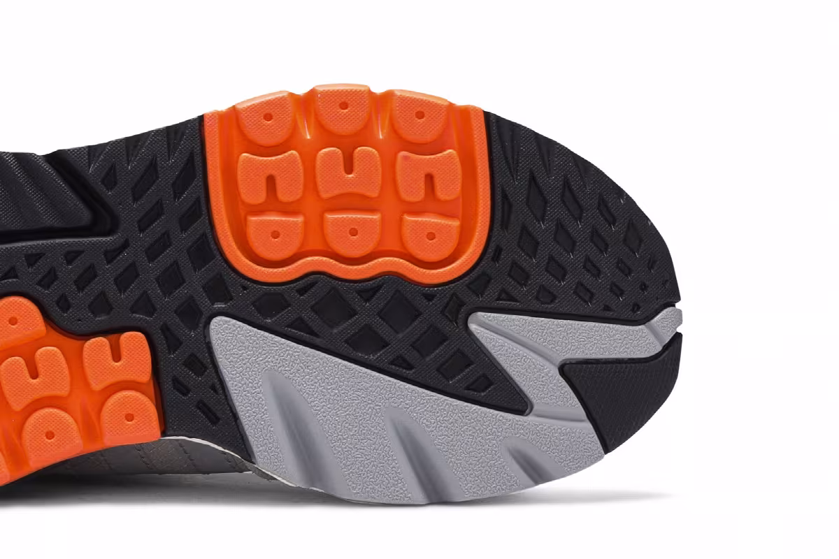 Adidas Nite Jogger J Grey Orange, view 6