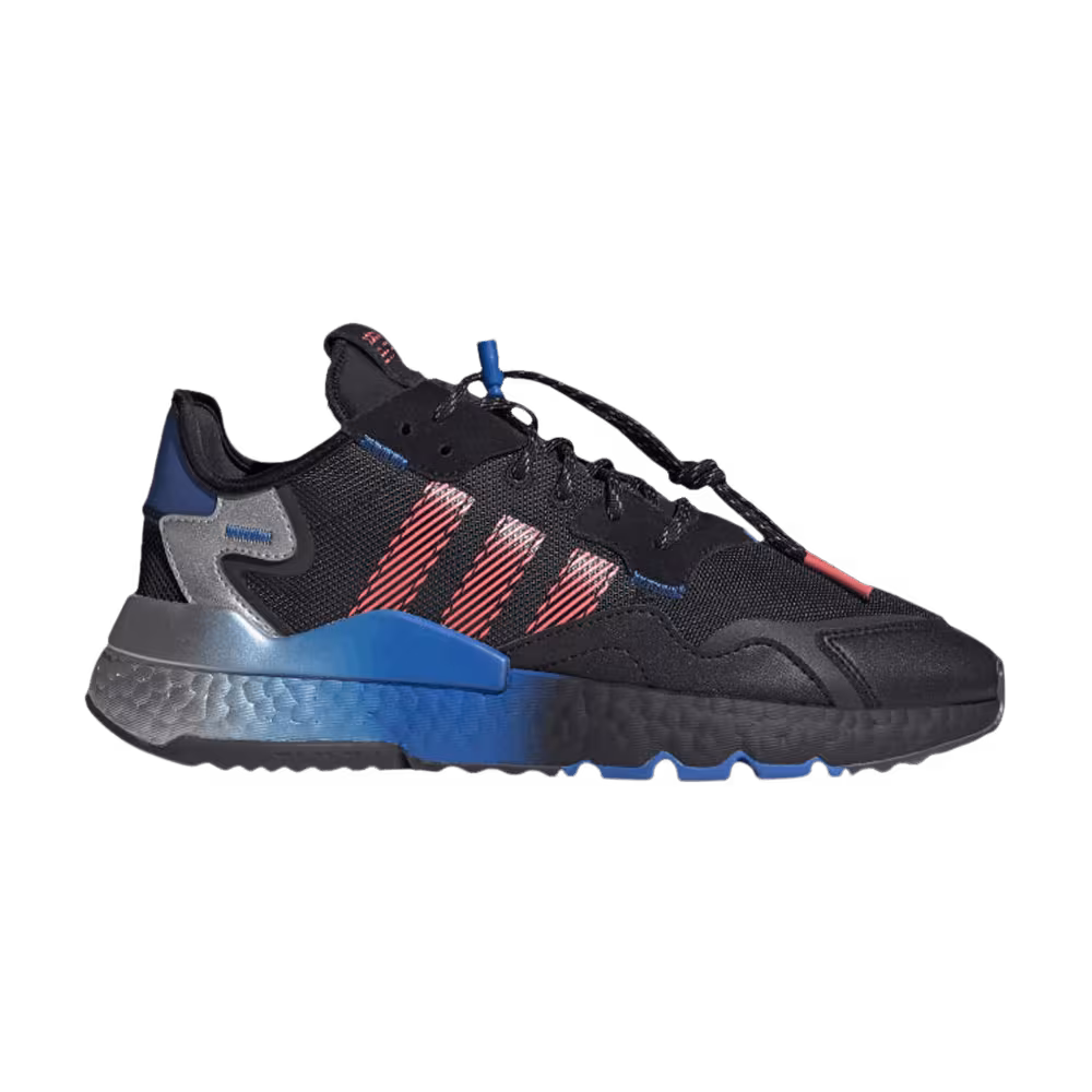 Adidas Nite Jogger Black Flash Red Blue