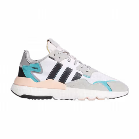 Adidas Nite Jogger 'White Hi-Res Aqua'