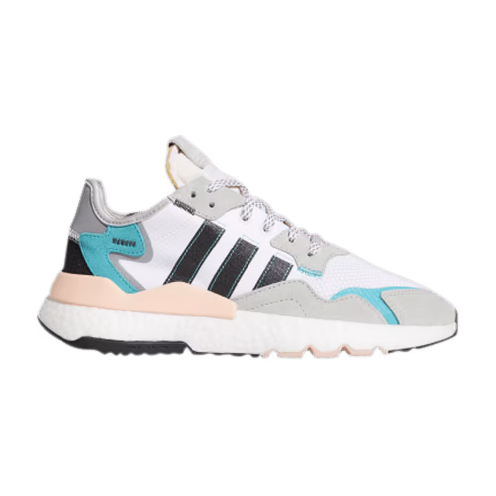 Adidas Nite Jogger White Hi-Res Aqua