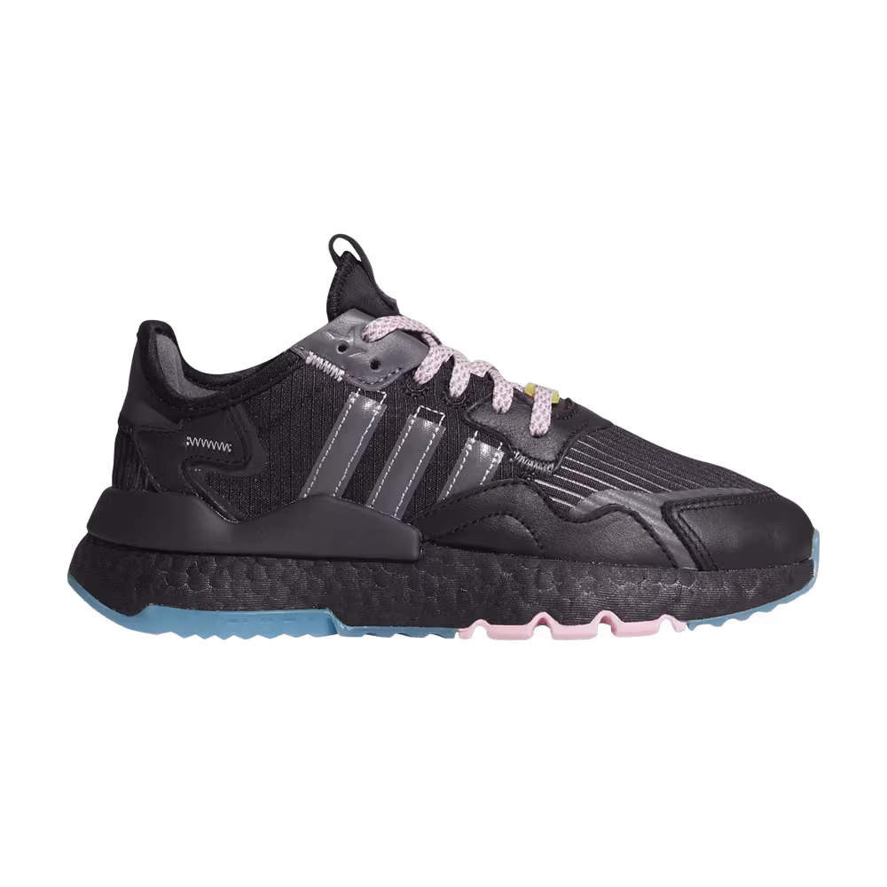 Ninja x adidas Nite Jogger J Black Blue Glow