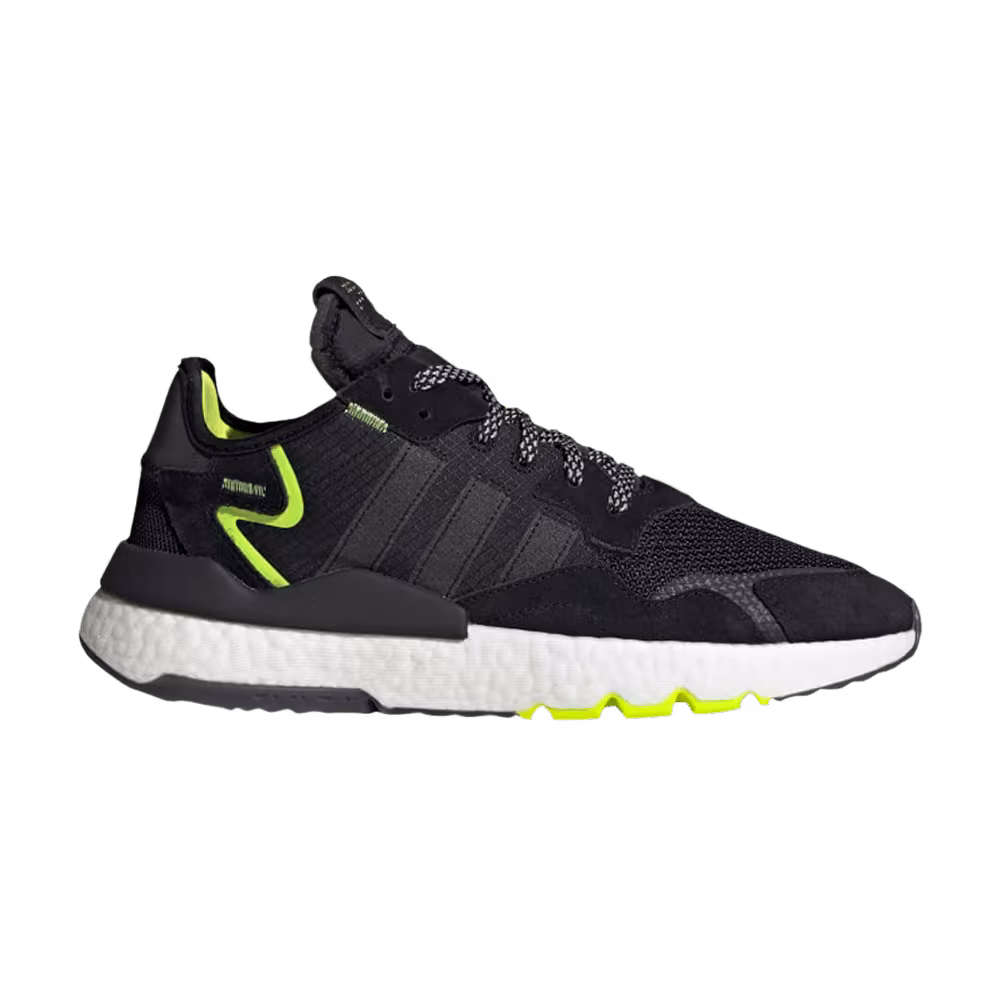 Adidas Nite Jogger Black Solar Yellow