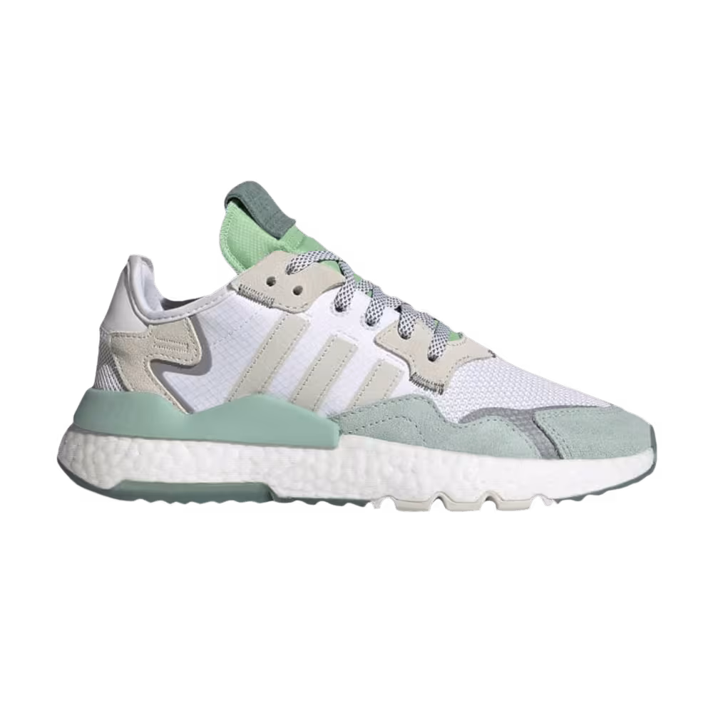 Adidas Women's Nite Jogger White Aluminum