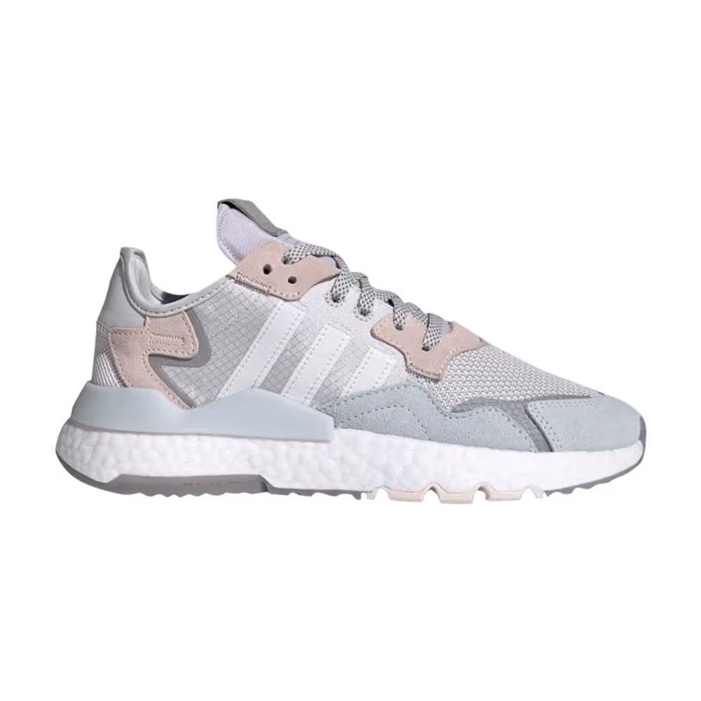 Adidas Women's Nite Jogger Grey Pink Tint