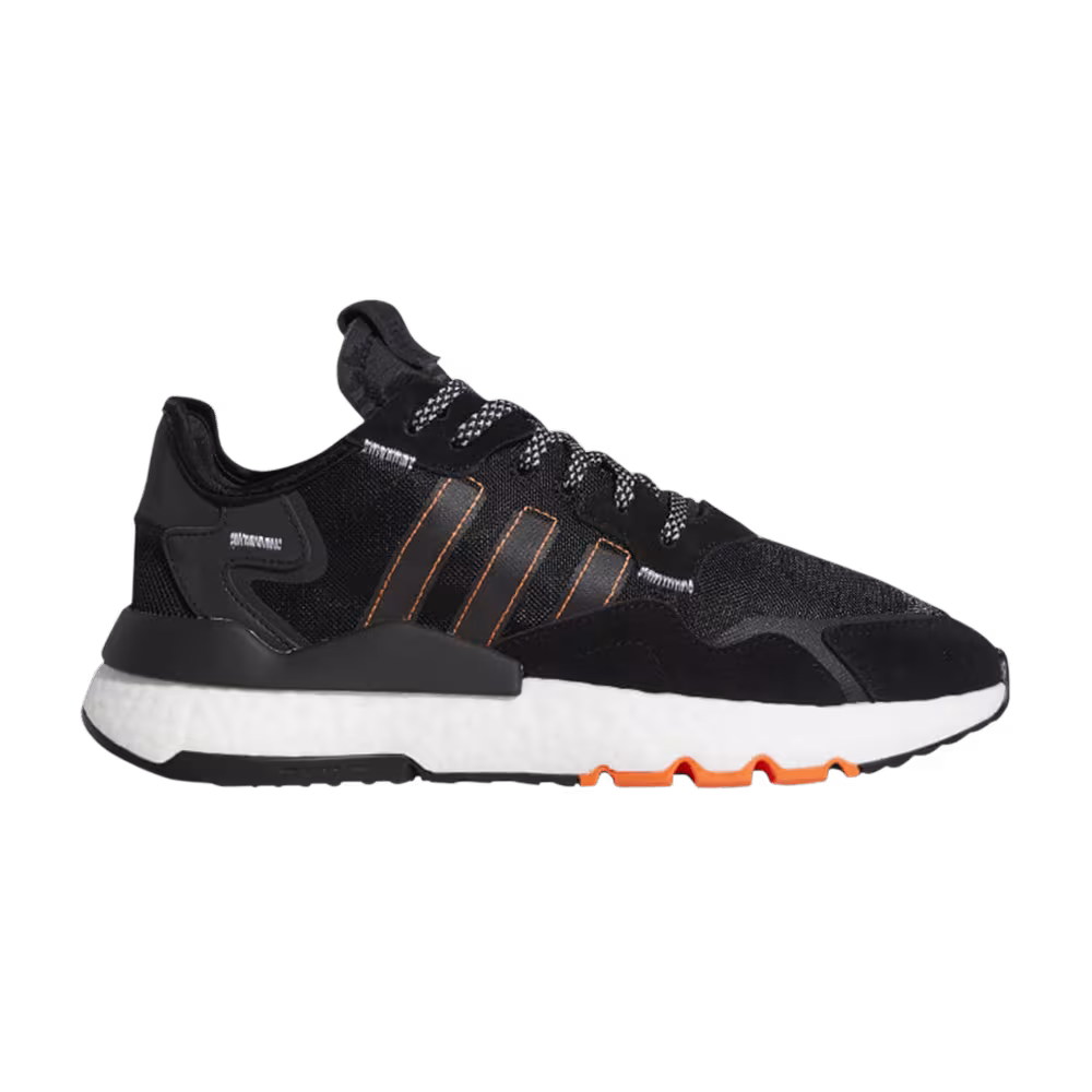 Adidas Nite Jogger Black Solar Orange