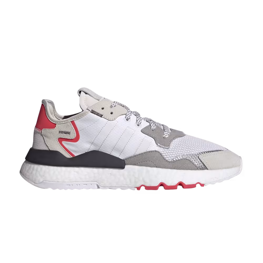 Adidas Women's Nite Jogger White Energy Pink