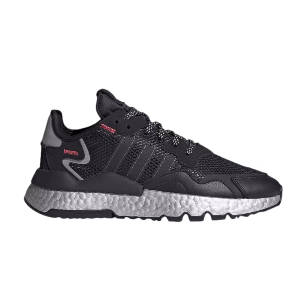 Adidas Women's Nite Jogger Black Silver Metallic