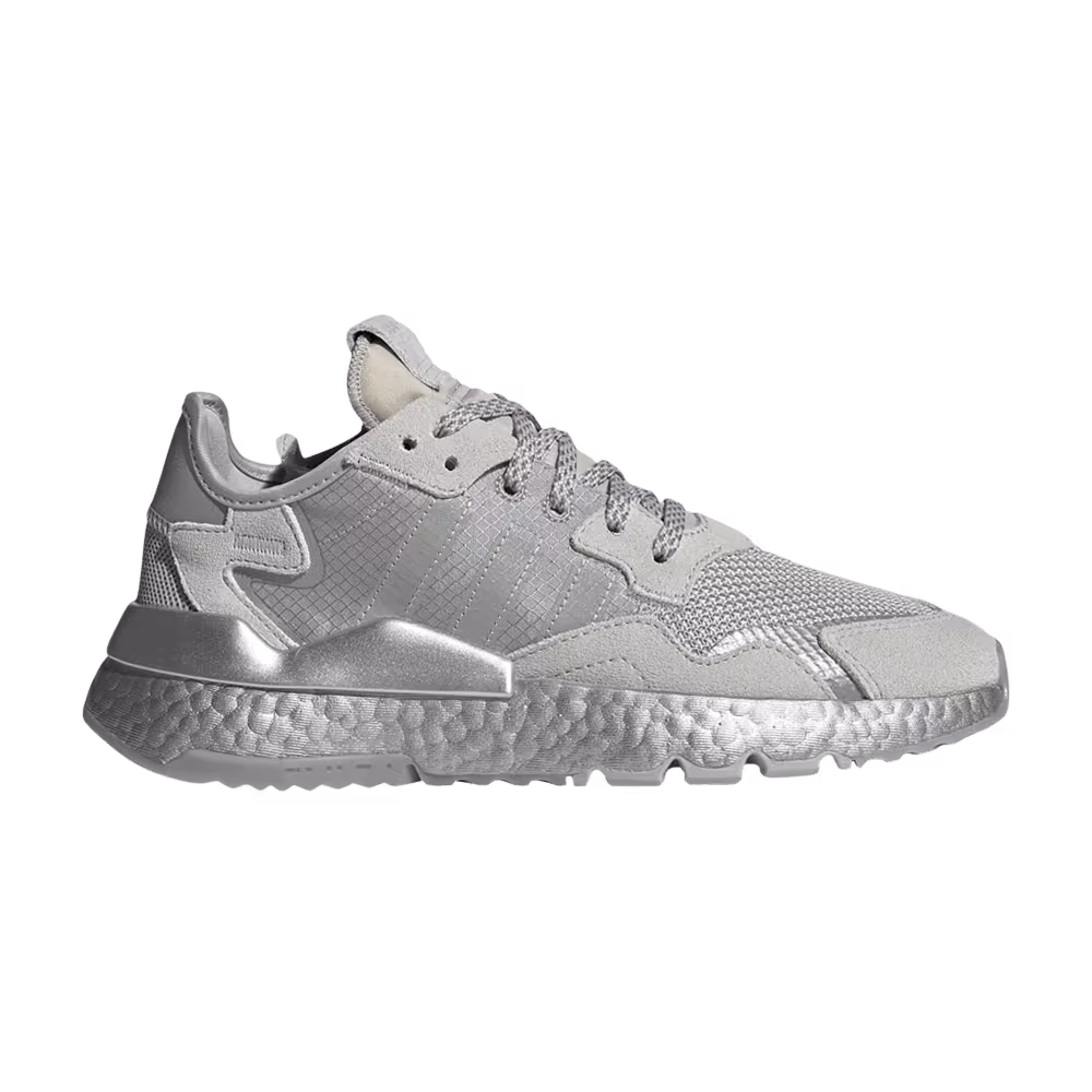 Adidas Women's Nite Jogger Grey Silver Metallic